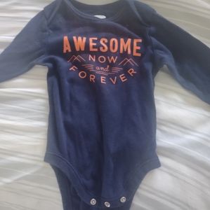Blue onesie old navy